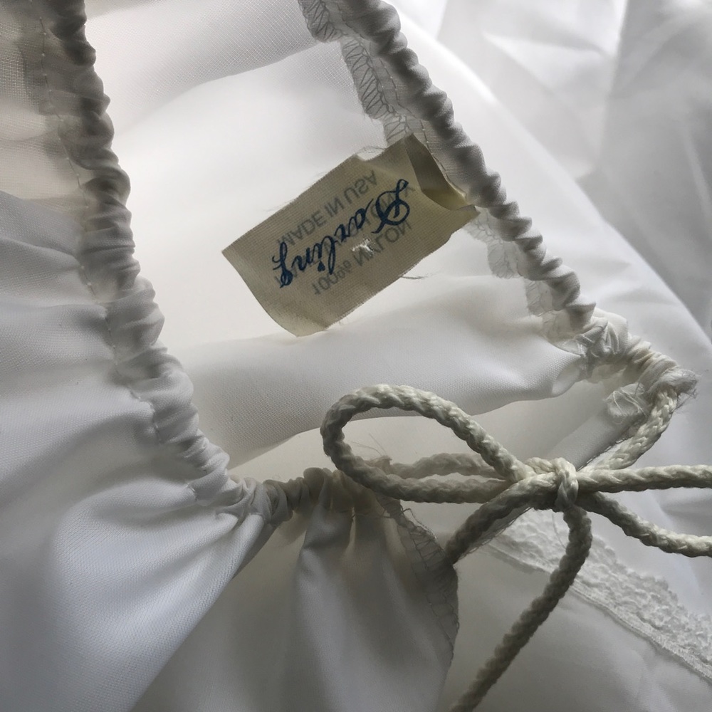 Tiered white crinoline full length maxi - Picture 7 of 8